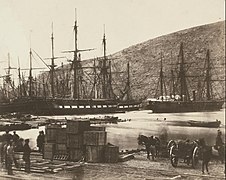 Roger Fenton - Head of the Harbor, Balaklava, Russia - Google Art Project.jpg