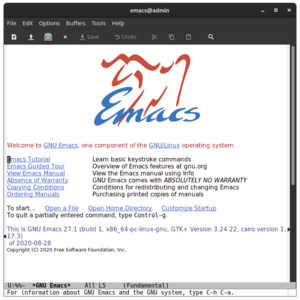 In skermprint fan GNU Emacs 27.1