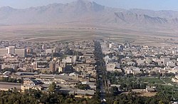 Panoramic view of Shahr-e Kord in 2013