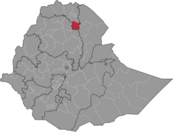 Location in Ethiopia