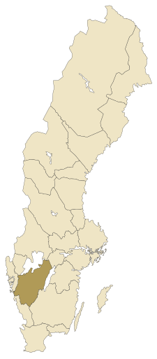Položaj pokrajine u Švedskoj