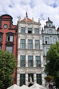 Gold House at Long Street Market, Gdansk (Danzig) in Poland