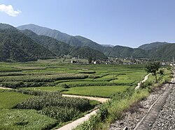 A rural landscape in the county