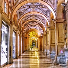 Arcaden van de Palazzo della Banca d'Italia