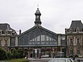 Roubaix (1887): hall recepcyjny jako konstrukcja z żelaza i szkła (transpozycja hali peronowej)