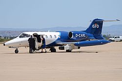 Learjet 35A der GFD