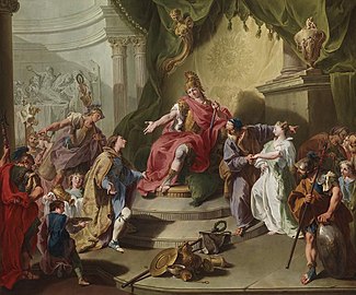 La Magnanimité de Scipion (1737) Giambattista Pittoni Résidence de Wurtzbourg