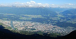 Oversynsbilete over Innsbruck