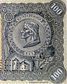 Knieža Pribina na 100 korunovej bankovke z roku 1940