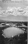 Lake model in «La Aurora» zoo in Guatemala City, ca. 1925.