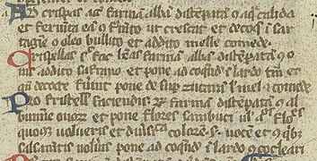 Liber de coquina BNF Latin 7131 f 98r Crispae, crispellae, fristella.jpg