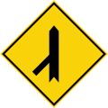 Traffic merging from the left