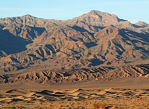 Sand dunes at Mesquite Flat