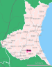 美浦村在茨城縣的位置