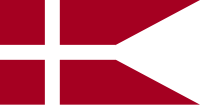Pabellón de guerra de Dinamarca