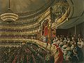 Actuación en el Teatro Bolshói (1856).
