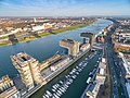 Blick über den Rheinauhafen, 2017