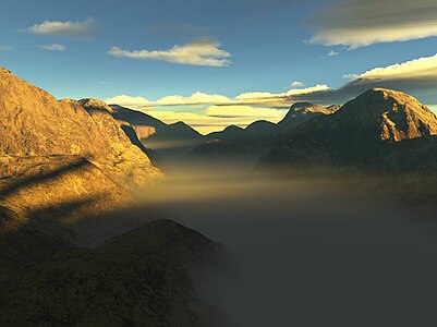 Terragen scene at Scenery generator, by Fir0002