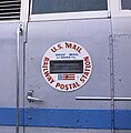 U.S. mail slot in cab door of the Zooliner