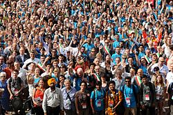 Gruppenfoto der Wikimania 2016