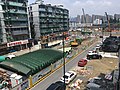 江城路站工地，2018年7月