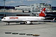 第3話「機内火災」 スイス航空111便事故当該機 マクドネル・ダグラス MD-11 1998年4月 チューリッヒ空港