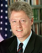 Gouverneur Bill Clinton uit Arkansas Democratische Partij