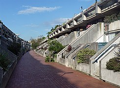 Alexandra Road Estate (1972-1978) en Londres, Neave Brown del Department de Camden Architects (listado grado II)