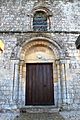 The entrance of the Church of Saint-Pierre.