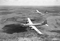 Two B-29s in-flight