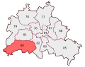 Deutsch: Wahlkreis 80 der Wahl zum 17. deutschen Bundestag 2009: Berlin - Steglitz - Zehlendorf