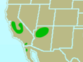 California Condor range map.