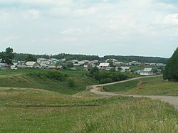 The selo of Dyurtyuli in Sharansky District