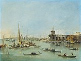 Франческо Гварді. Митниця і залив Джудекка, бл. 1775