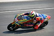 Hector Barbera op de 250 cc Aprilia (2007)