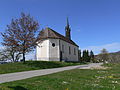 Hochkreuzkapelle zwischen Riedheim und Bergheim