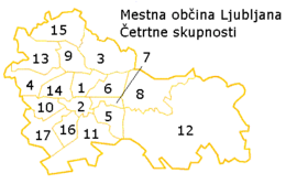 Distretto di Vič – Mappa