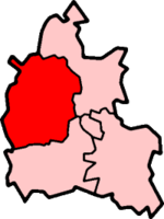 西牛津郡位於牛津郡的位置