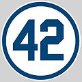 Jackie Robinson (2B). Retirado de toda la MLB el 15 de abril de 1997.