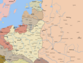 Borders after the Peace Treaty of Riga of 1921