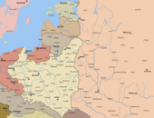 Der neue Grenzverlauf nach dem Polnisch-Sowjetischen Krieg