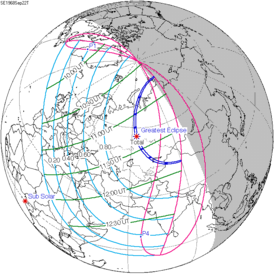 Солнечное затмение 22 сентября 1968 года