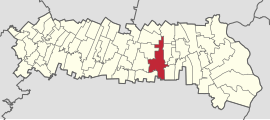 Location in Ialomița County