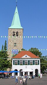 Historical town hall and St. Agatha cathedral