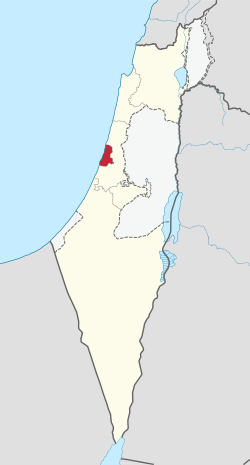 Kaart van Tel Aviv