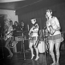 Concierto de la banda danesa The Ladybirds celebrado en Bergen (Noruega) el 29 de julio de 1968.