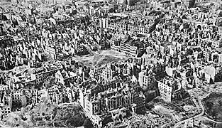 La ville en 1945