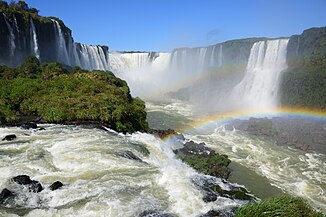 Garganta del Diablo von der brasilianischen Seite aus gesehen