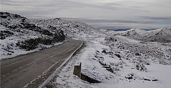 Snježna oluja na planini Pico El Águila u Méridi