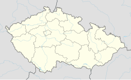 Уњичов на карти Чешке